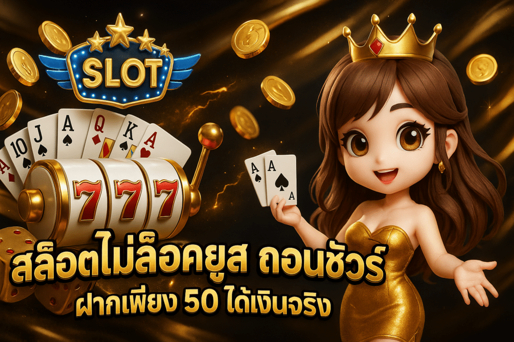 สล็อต ไม่ล็อคยูส ถอนชัวร์