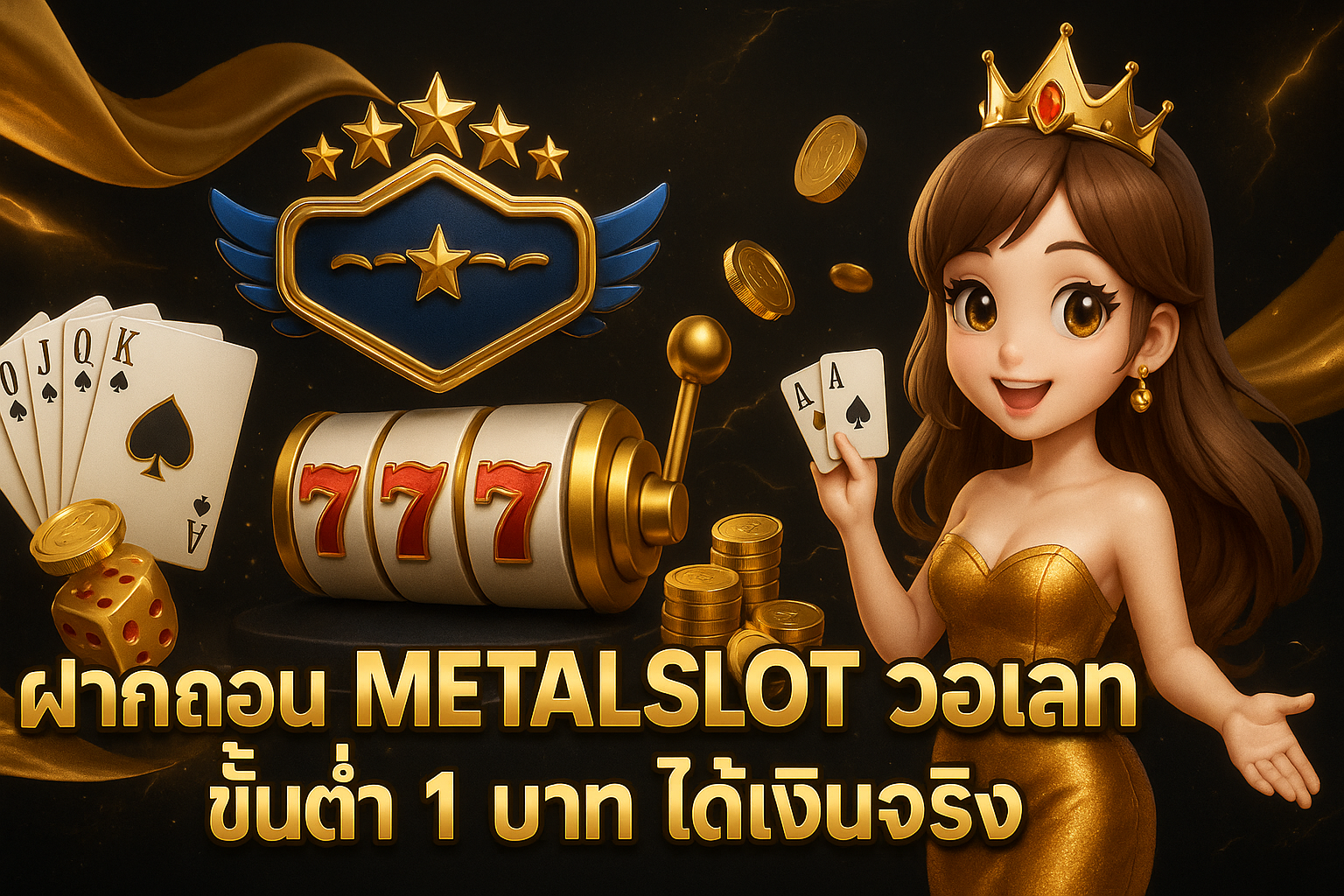 ฝากถอน METALSLOT วอเลท